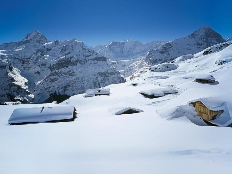 Ferienwohnung Chalet Aphrodite West Grindelwald Exterior foto